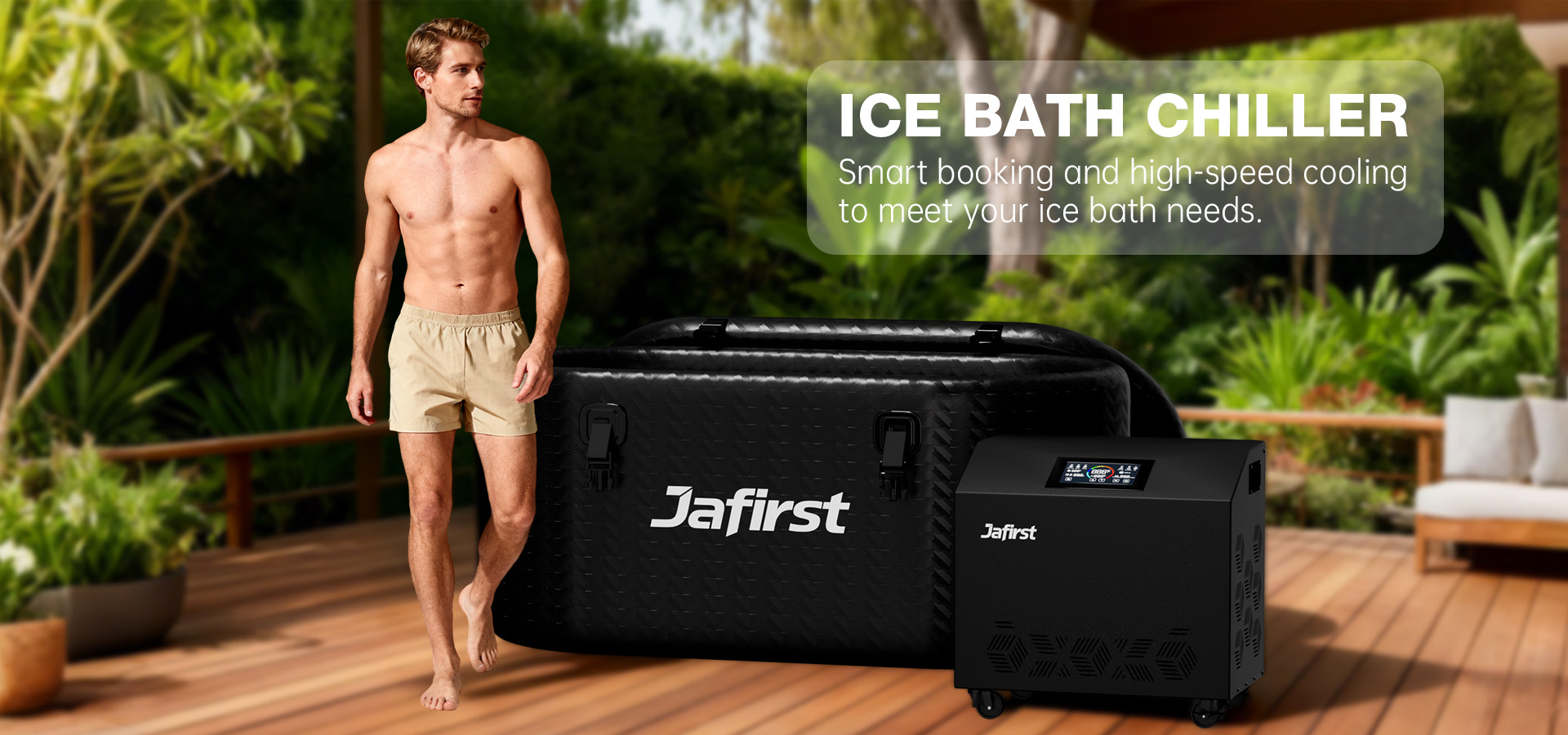 ice bath chiller display
