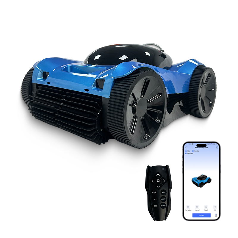 Cordless Pool Robot with Wall Climbing Wireless Pool Cleaner