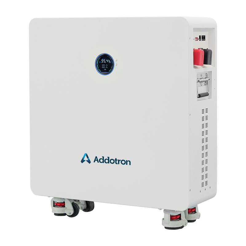 Addotron Wheeled Energy Storage Battery High-Capacity LiFePO4 Energy Hub with Zero-Install Design
