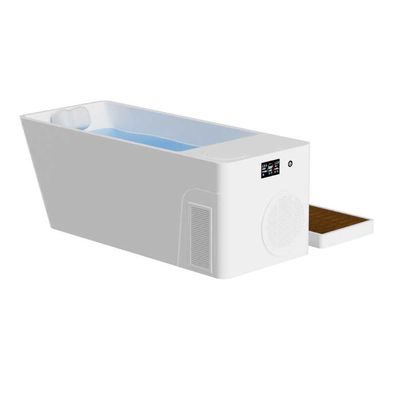 Integrated Ice Bath Chiller And Cold Plunge Tub for Indoor Outdoor Use.
