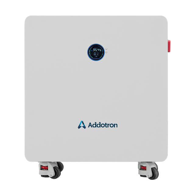 Addotron Wheeled Energy Storage Battery High-Capacity LiFePO4 Energy Hub with Zero-Install Design