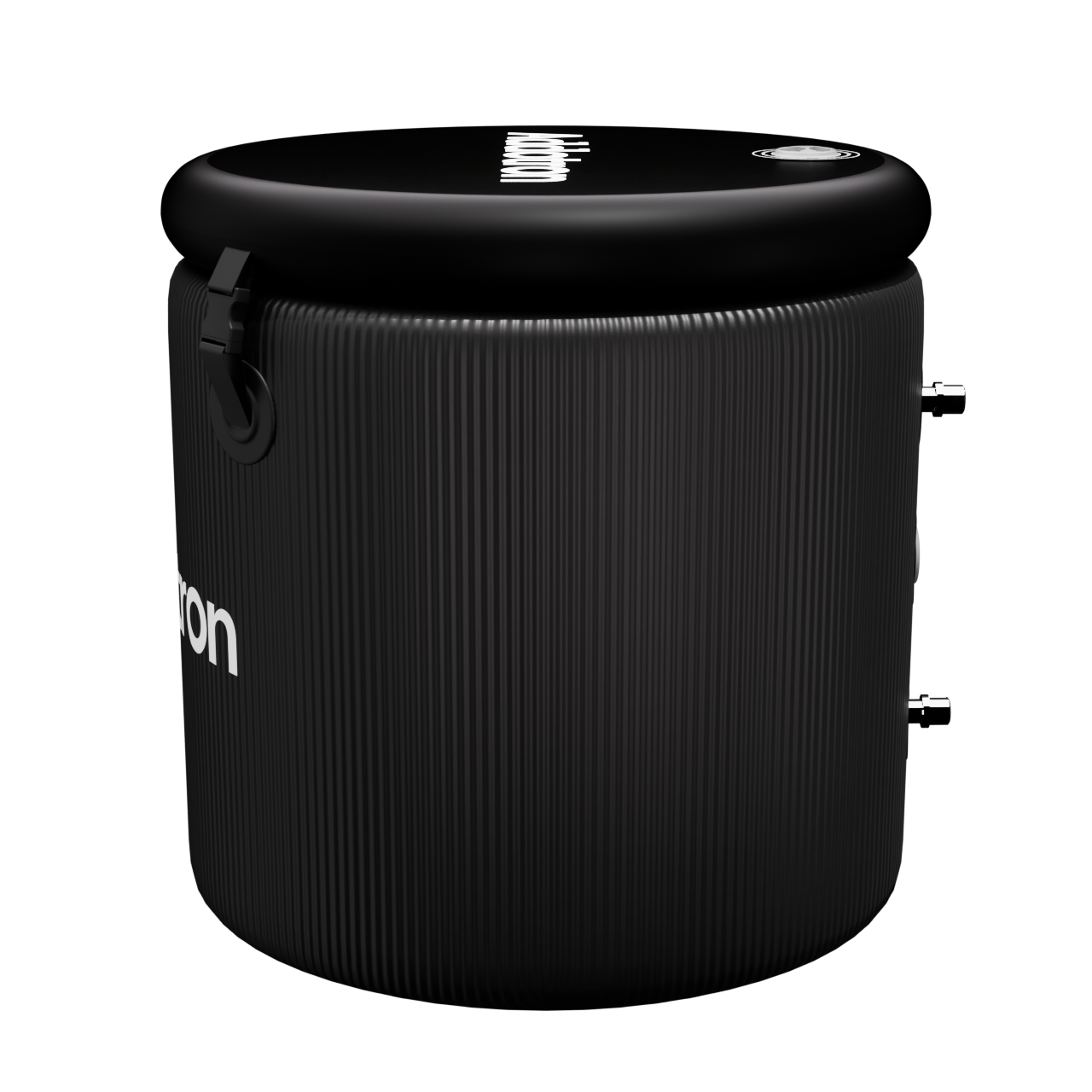 Round 100 GAL Ice Bath Tub with Cover for Outdoor