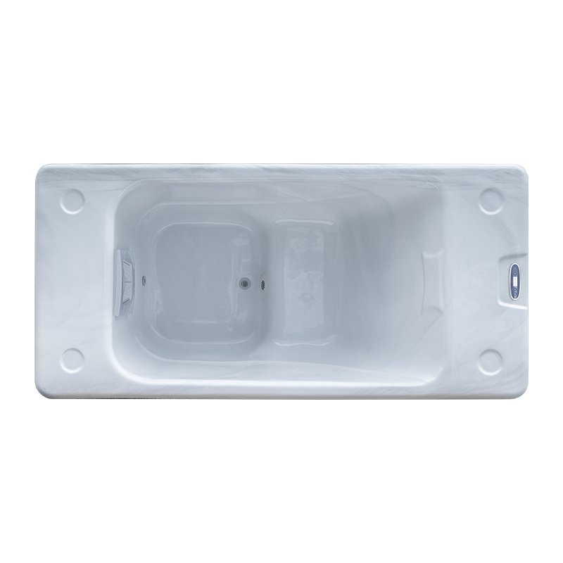 Integrated Ice Bath Chiller with Bath Tub-Grey