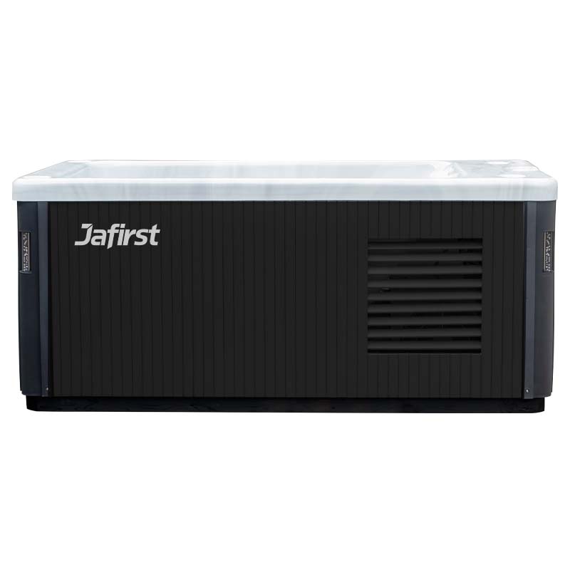 Integrated Ice Bath Chiller with Bath Tub-black