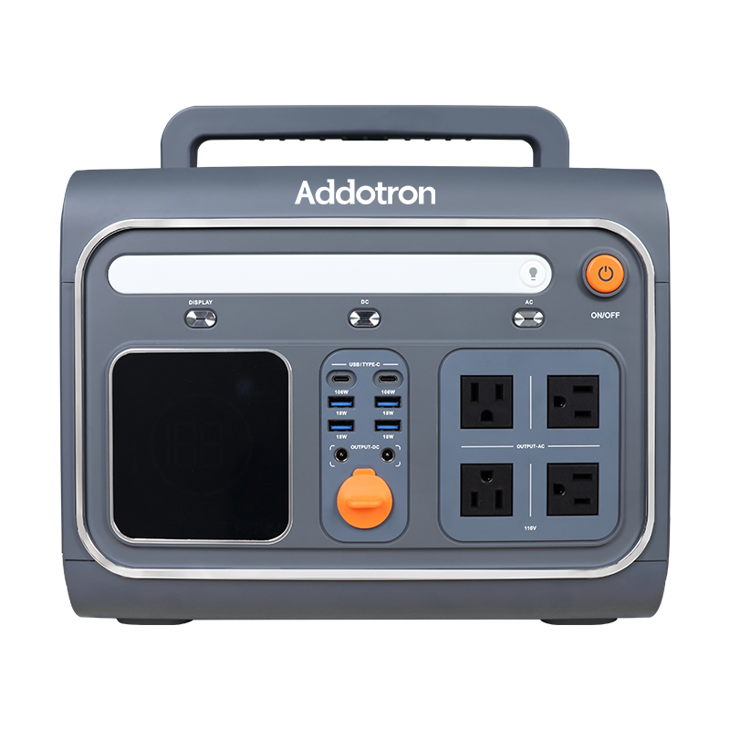 Addotron 1200W High-Efficiency Portable Power Station for Camping & Self-drive Travel