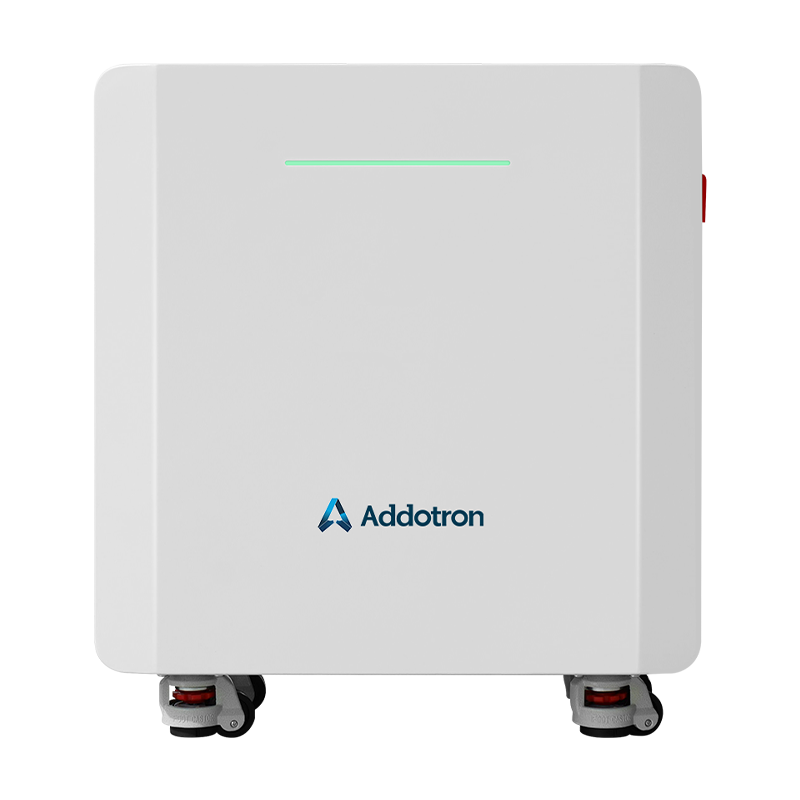 Addotron Wheeled Energy Storage Battery High-Capacity LiFePO4 Energy Hub with Zero-Install Design